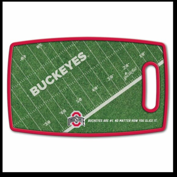NCAA Ohio State Buckeyes Retro Series Polypropylene Cutting Board - Picture 2 of 6